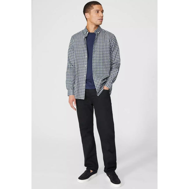 Green - Lifestyle - Maine Mens Checked Shirt