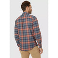 Burnt Orange - Back - Mantaray Mens Checked Shirt