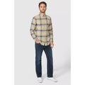 Oatmeal - Lifestyle - Mantaray Mens Checked Shirt