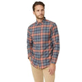 Burnt Orange - Front - Mantaray Mens Checked Shirt