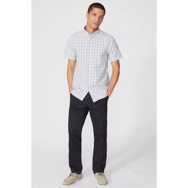 Gray - Lifestyle - Maine Mens Checked Shirt
