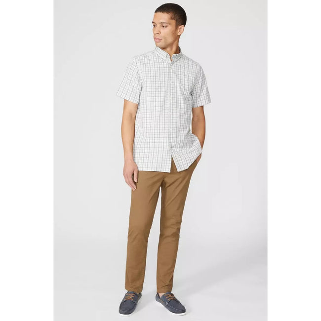 Green - Lifestyle - Maine Mens Checked Shirt