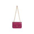 Pink - Front - Dorothy Perkins Womens-Ladies Sofia Croc Chain Strap Shoulder Bag