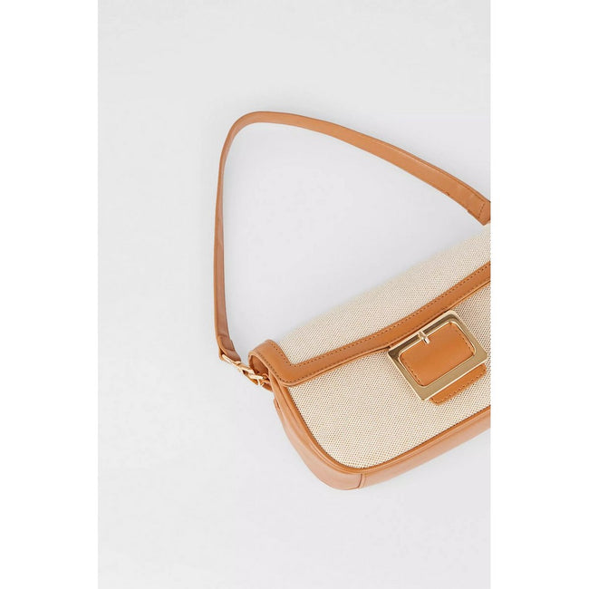 Natural - Side - Dorothy Perkins Sunny Canvas Shoulder Bag