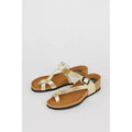 Gold - Back - Riley Womens-Ladies Comfort Wedge