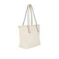 Cream - Side - Faith Arabella Quilted Tote