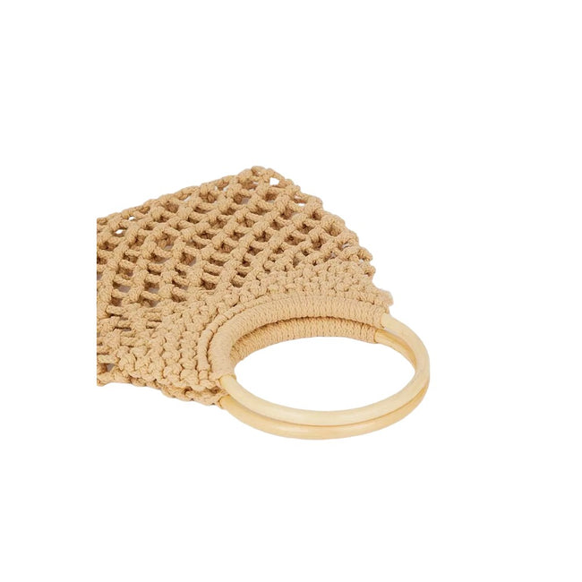 Natural - Back - Faith Ally Mesh Bag