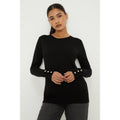 Black - Front - Dorothy Perkins Womens-Ladies Buttoned Cuff Petite Sweater