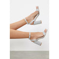 Gray - Lifestyle - Principles Womens-Ladies Serene Block Heel Sandals