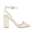 White - Front - Principles Womens-Ladies Serene Block Heel Sandals