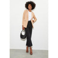 Camel - Lifestyle - Dorothy Perkins Womens-Ladies Button Fitted Blazer