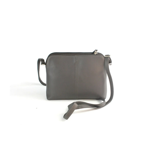 Dark Grey - Front - Eastern Counties Leather Terri Leather Purse