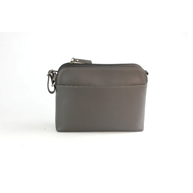 Dark Grey - Side - Eastern Counties Leather Terri Leather Purse