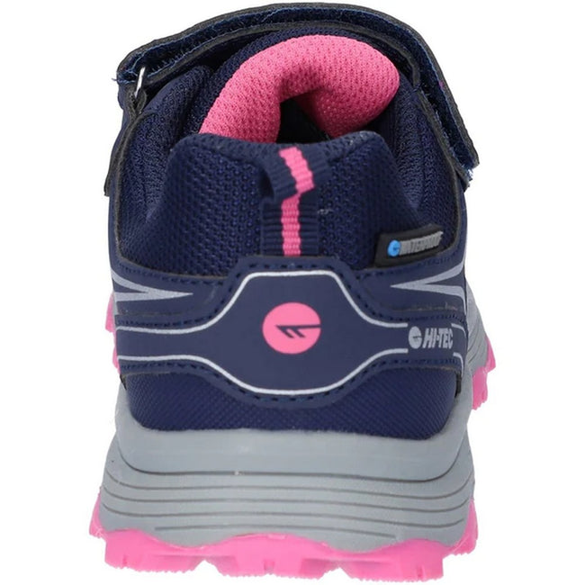 Naval Academy-Azalea Pink - Back - Hi-Tec Girls Scooby Low Sneakers