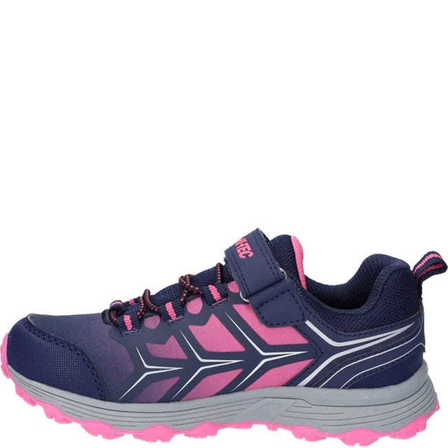 Naval Academy-Azalea Pink - Side - Hi-Tec Girls Scooby Low Sneakers