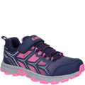 Naval Academy-Azalea Pink - Front - Hi-Tec Girls Scooby Low Sneakers