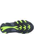 Black-Lime - Side - Hi-Tec Boys Blackout Mid Cut Walking Boots