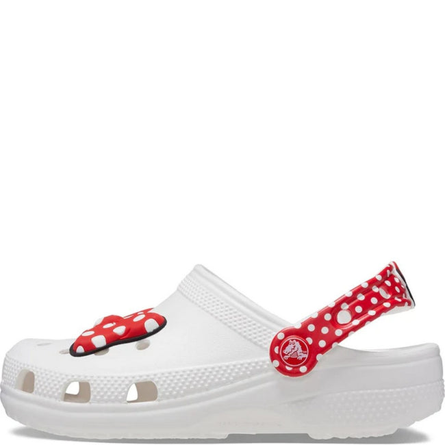 White-Red - Pack Shot - Disney Childrens-Kids Minnie Mouse Clogs