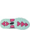Navy-Fusion Pink-Mint - Side - Hi-Tec Boys Rush Walking Boots