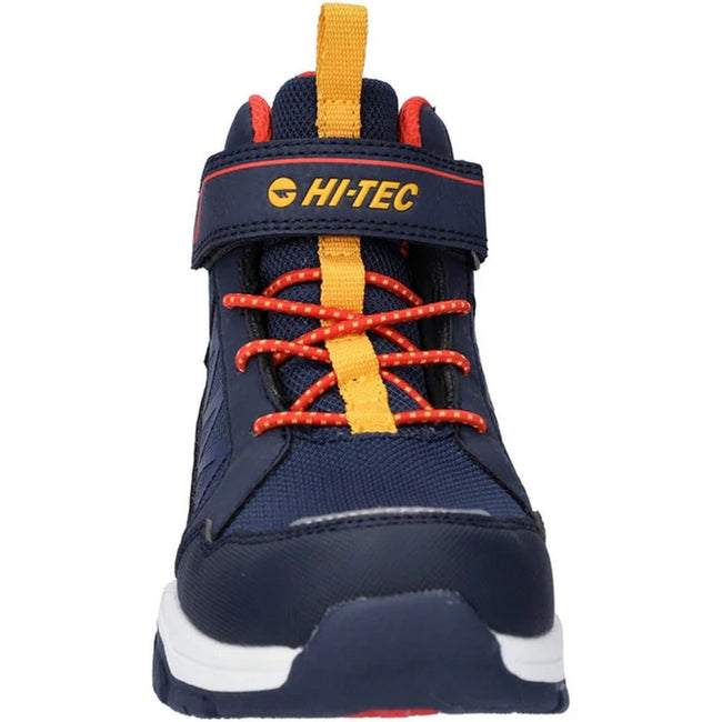 Navy-Orange-Corn - Lifestyle - Hi-Tec Boys Rush Walking Boots