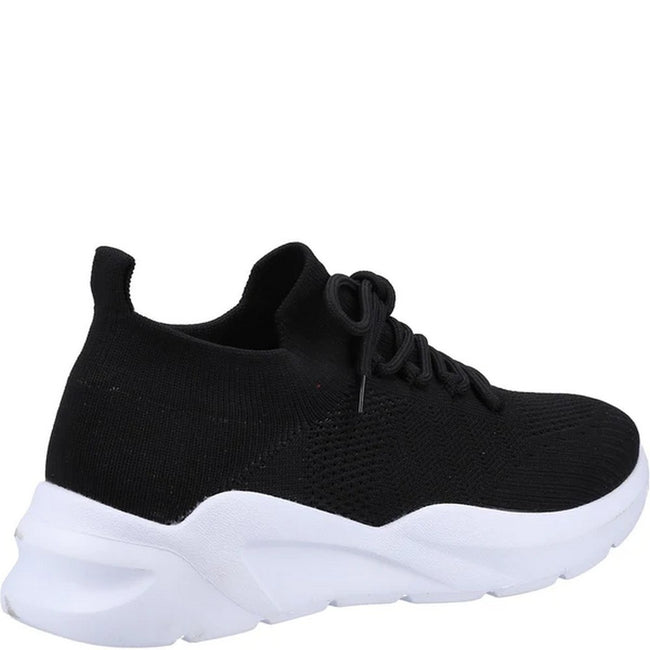 Black - Side - Divaz Womens-Ladies Daisy Shoes