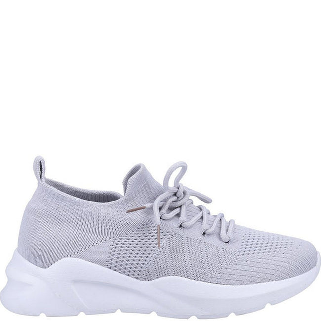 Gray - Front - Divaz Womens-Ladies Daisy Shoes