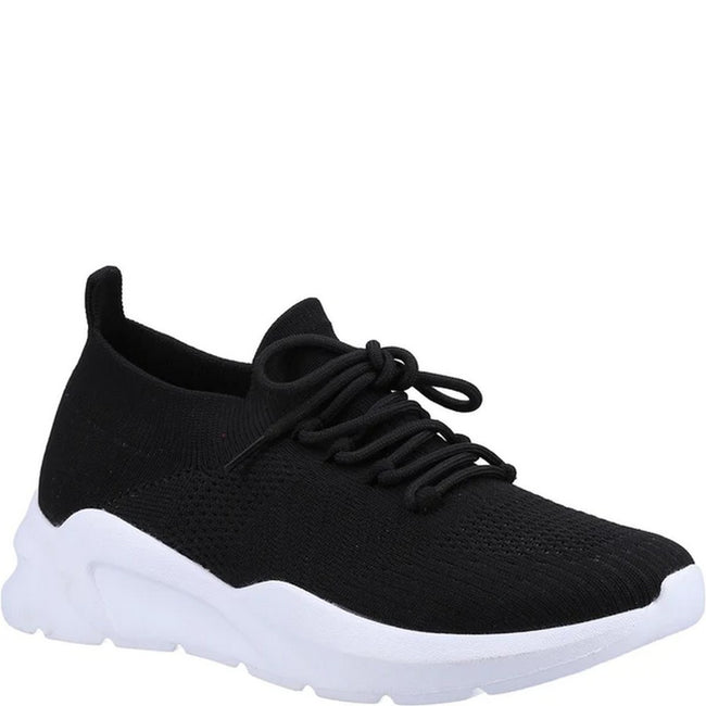 Black - Front - Divaz Womens-Ladies Daisy Shoes