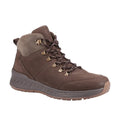 Brown - Front - Cotswold Mens Avening Leather Walking Shoes