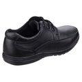 Black - Back - Mirak Childrens Boys Adam School Shoes