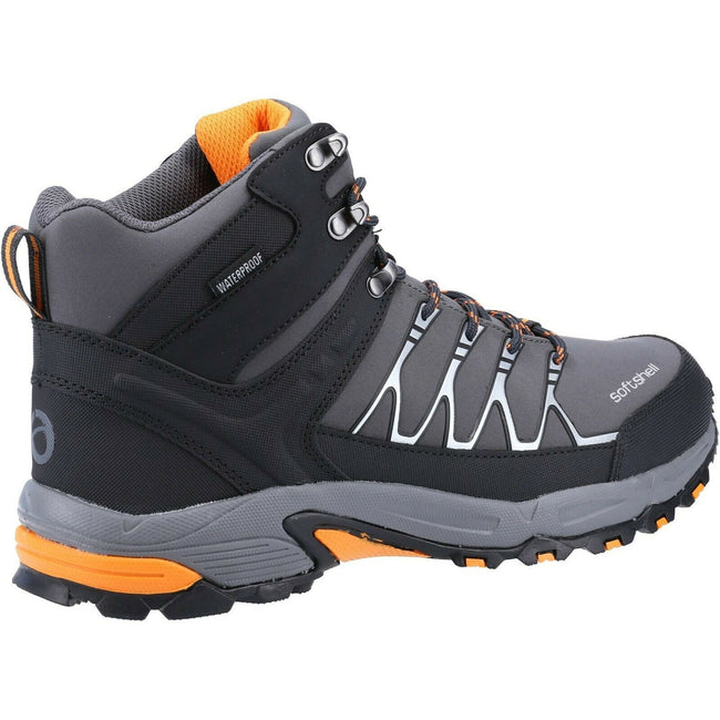 Gray-Orange - Lifestyle - Cotswold Mens Abbeydale Mid Hiking Boots