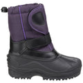 Purple - Back - Cotswold Childrens-Kids Avalanche Snow Boots