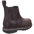 Brown - Back - Amblers Mens AS231 Dealer Boot