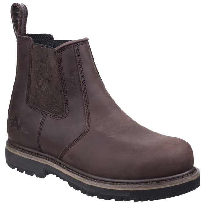 Brown - Front - Amblers Mens AS231 Dealer Boot