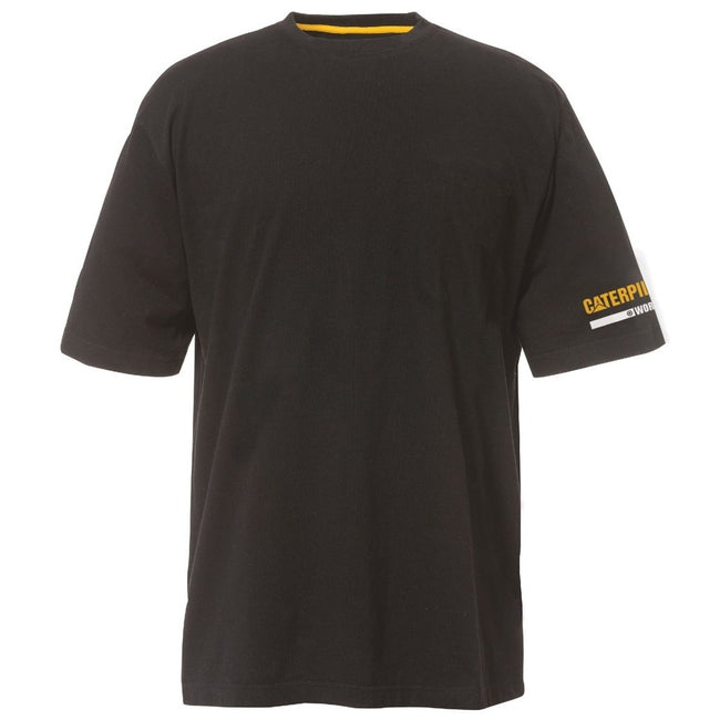 Black - Front - Caterpillar Essentials T-Shirt
