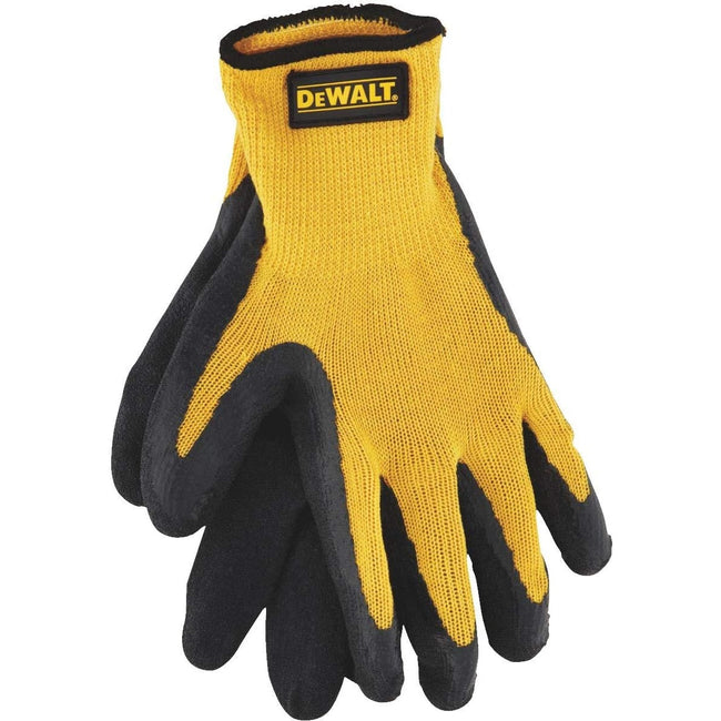 Yellow-Black - Front - DeWalt Latex Coated Gripper Gloves
