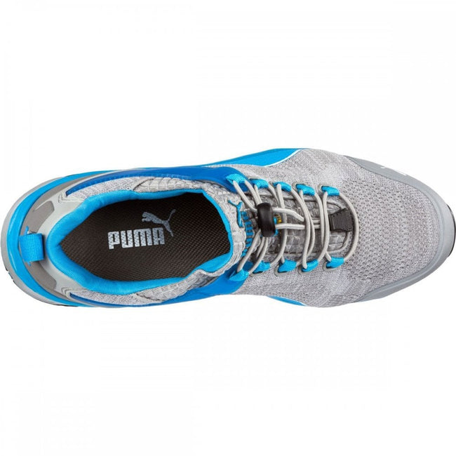 Grey-Blue - Side - Xcite Mens Low Toggle Safety Shoe