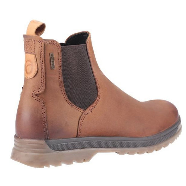 Chestnut - Side - Cotswold Mens Winchcombe Chelsea Leather Boot