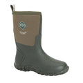 Moss - Front - Muck Boots Mens Edgewater Classic Galoshes