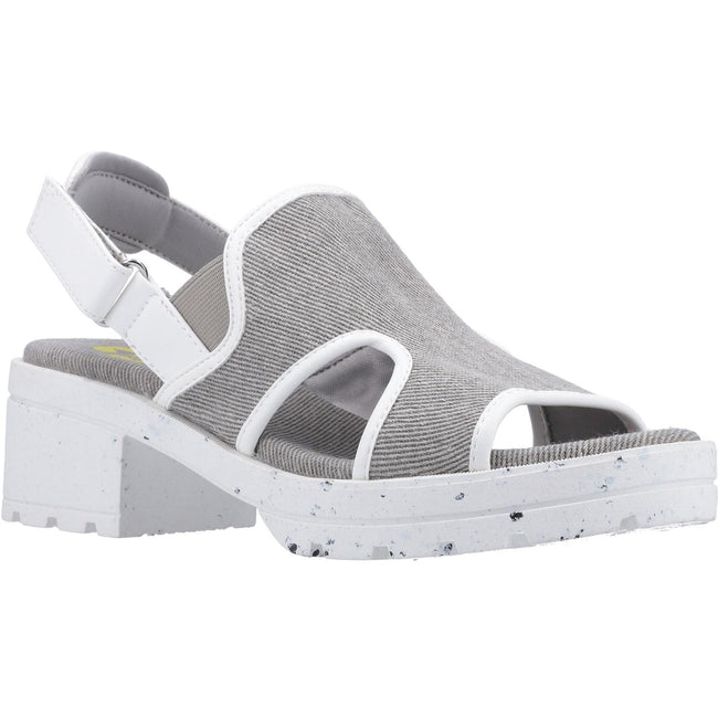 Gray-White - Front - Rocket Dog Womens-Ladies Lilly Sandals