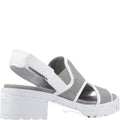 Gray-White - Side - Rocket Dog Womens-Ladies Lilly Sandals