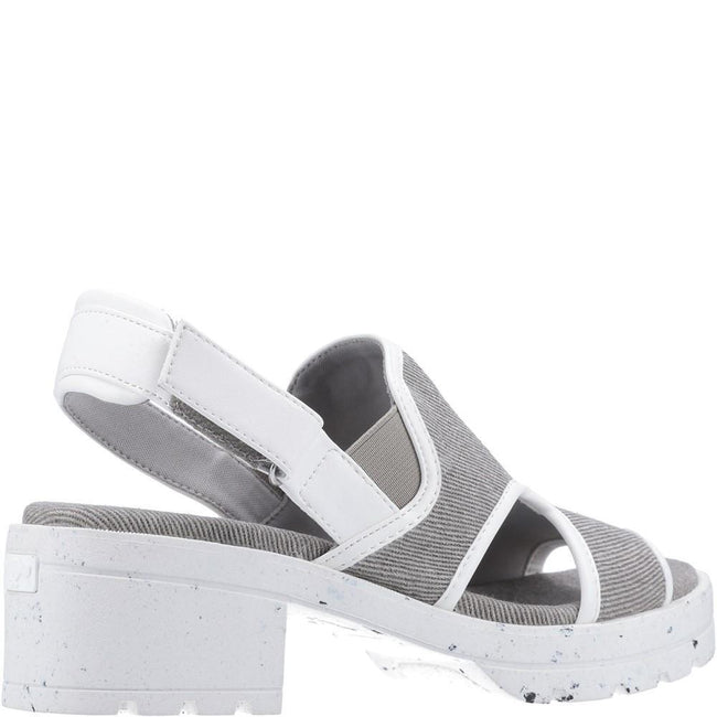 Gray-White - Side - Rocket Dog Womens-Ladies Lilly Sandals