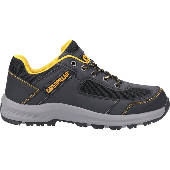 Gray-Black - Back - Caterpillar Mens Elmore Safety Trainers