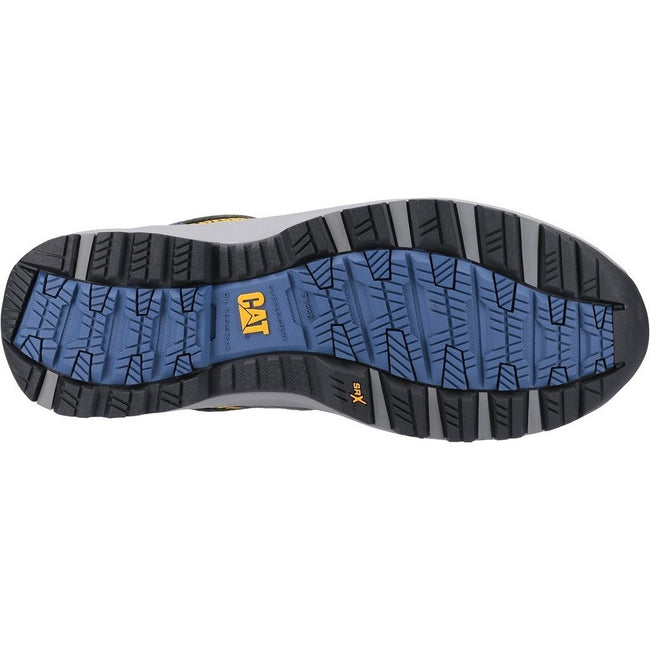 Gray-Black - Side - Caterpillar Mens Elmore Safety Trainers