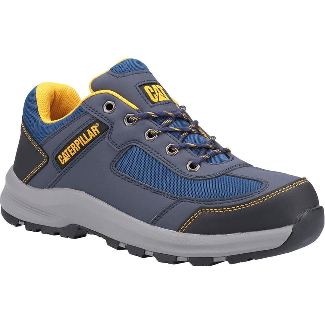 Navy-Gray - Front - Caterpillar Mens Elmore Safety Trainers