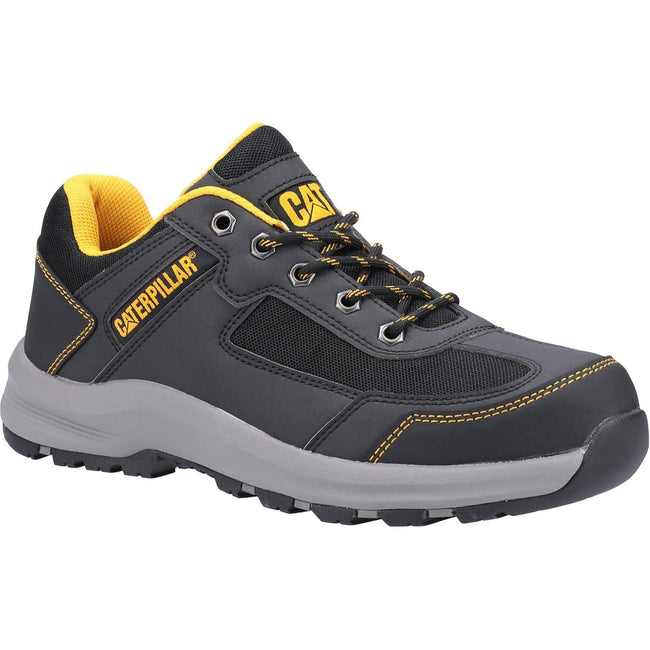 Gray-Black - Front - Caterpillar Mens Elmore Safety Trainers