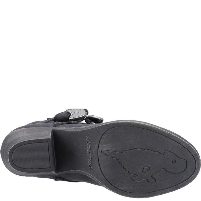 Black - Side - Rocket Dog Womens-Ladies Satire Ankle Boots