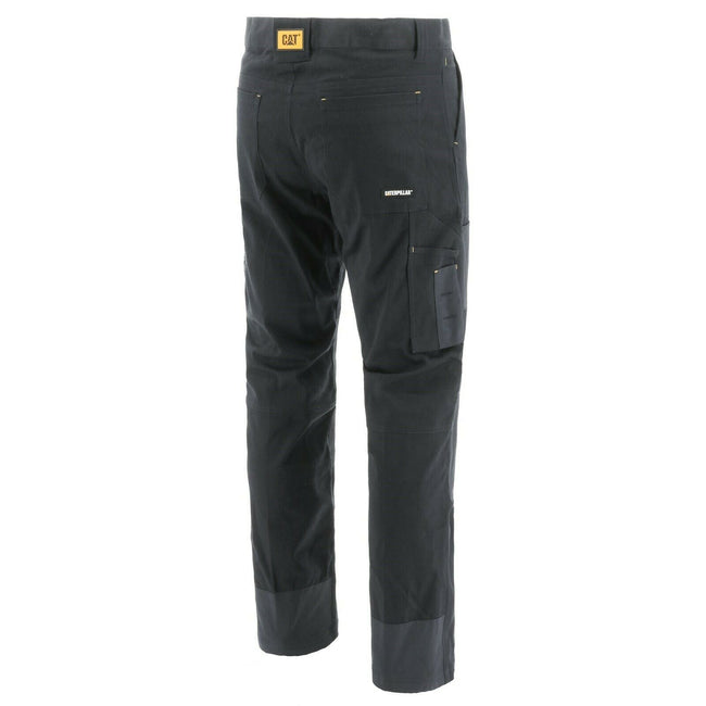 Black - Back - Caterpillar Mens Machine Cargo Pants