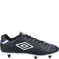 Black-White - Side - Umbro Mens Soft Ground Soccer Boots