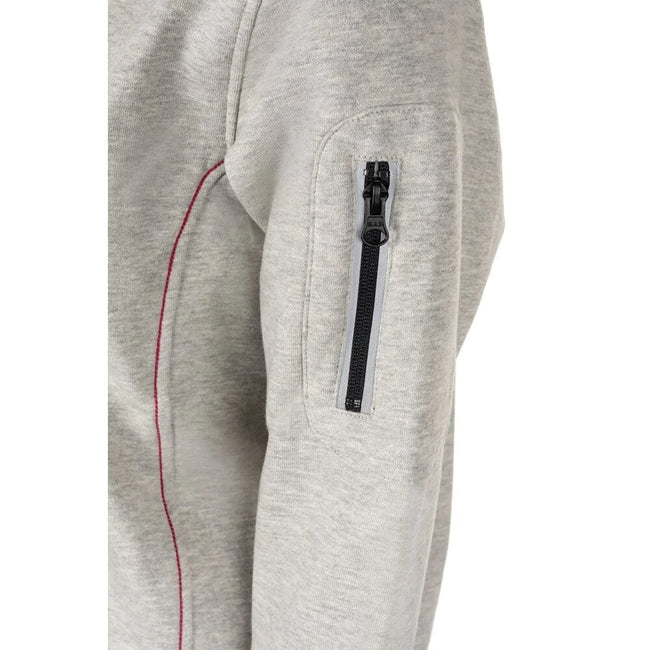 Heather Grey - Side - Dickies Womens-Ladies Performance Full Zip Hoodie