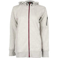 Heather Grey - Front - Dickies Womens-Ladies Performance Full Zip Hoodie